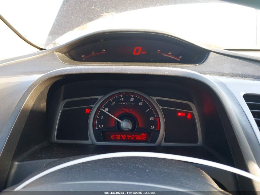 2008 Honda Civic Si VIN: 2HGFG21578H708234 Lot: 43740234