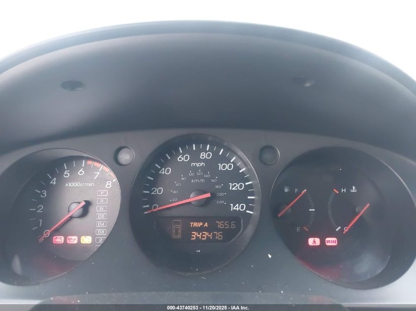 2002 Acura Mdx VIN: 2HNYD18692H534399 Lot: 43740253