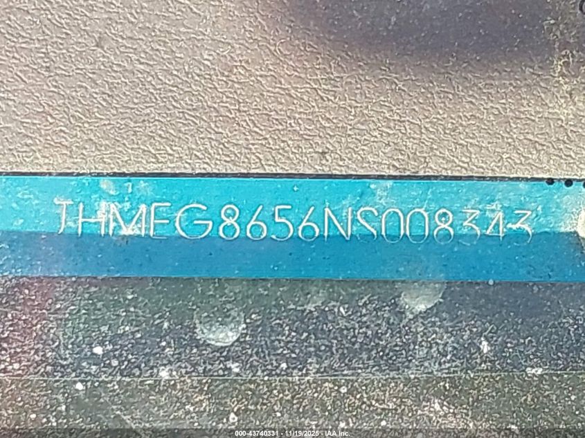 JHMEG8656NS008343 1992 HONDA CIVIC photo no. 9