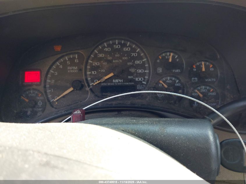 2001 Chevrolet Silverado 1500Hd Ls VIN: 1GCGC13U51F212563 Lot: 43740515