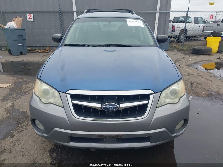 2008 Subaru Outback 2.5I/2.5I L.l. Bean Edition VIN: 4S4BP61C487327712 Lot: 43740521