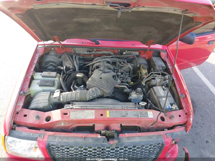 2002 Ford Ranger Edge VIN: 1FTYR14E72PB59838 Lot: 43740534