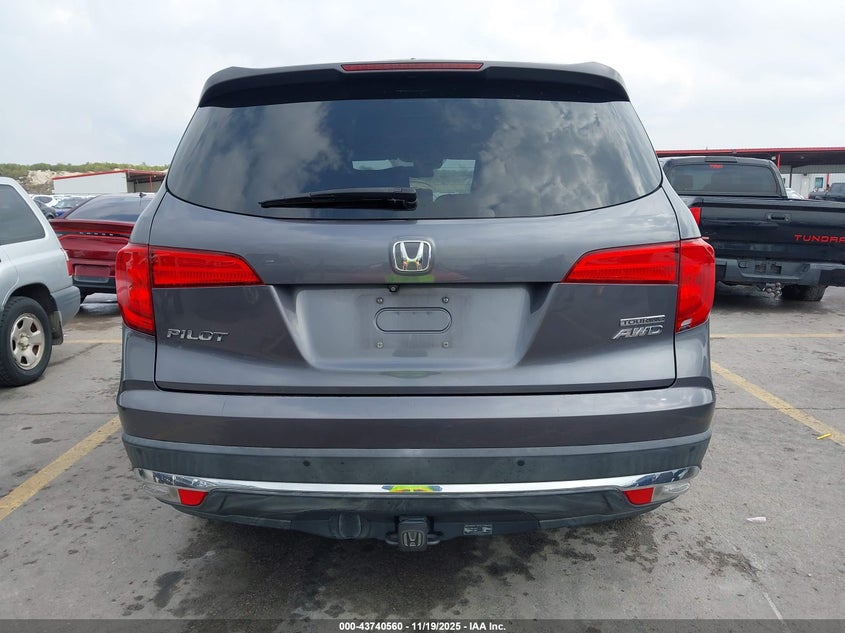 2016 Honda Pilot Touring VIN: 5FNYF6H95GB078356 Lot: 43740560