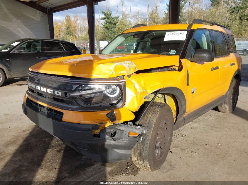 2022 Ford Bronco Sport Big Bend VIN: 3FMCR9B62NRD25583 Lot: 43740583