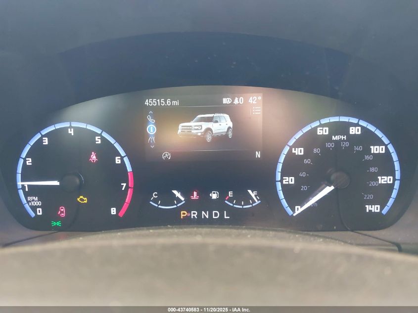 2022 Ford Bronco Sport Big Bend VIN: 3FMCR9B62NRD25583 Lot: 43740583