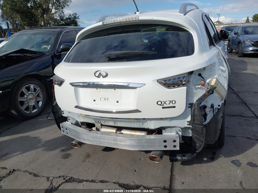 2017 Infiniti Qx70 VIN: JN8CS1MU2HM140764 Lot: 43740669