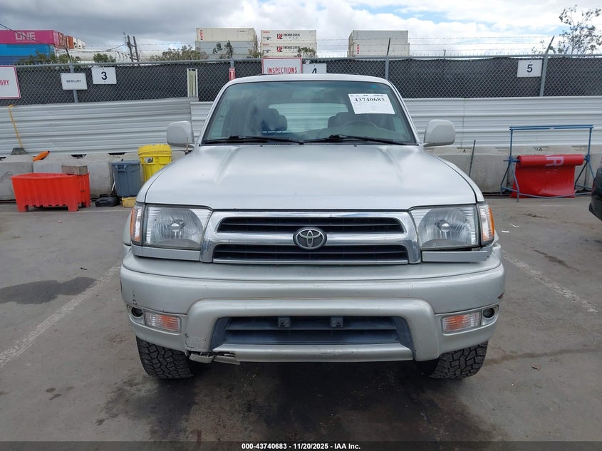2000 Toyota 4Runner Limited V6 VIN: JT3GN87R1Y0167485 Lot: 43740683
