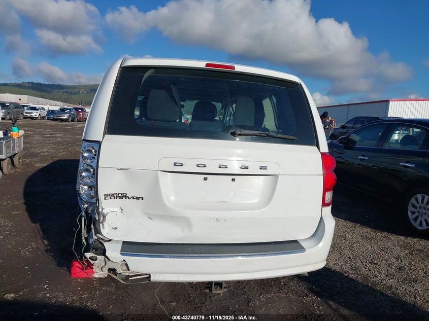 2016 Dodge Grand Caravan American Value Pkg VIN: 2C4RDGBG6GR219897 Lot: 43740779