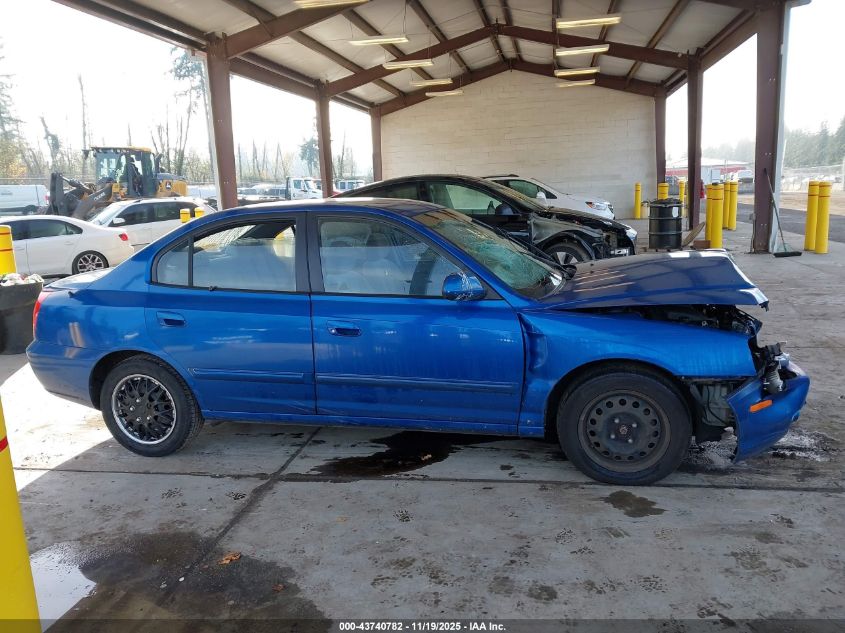 2004 Hyundai Elantra Gls/Gt VIN: KMHDN46D44U869179 Lot: 43740782