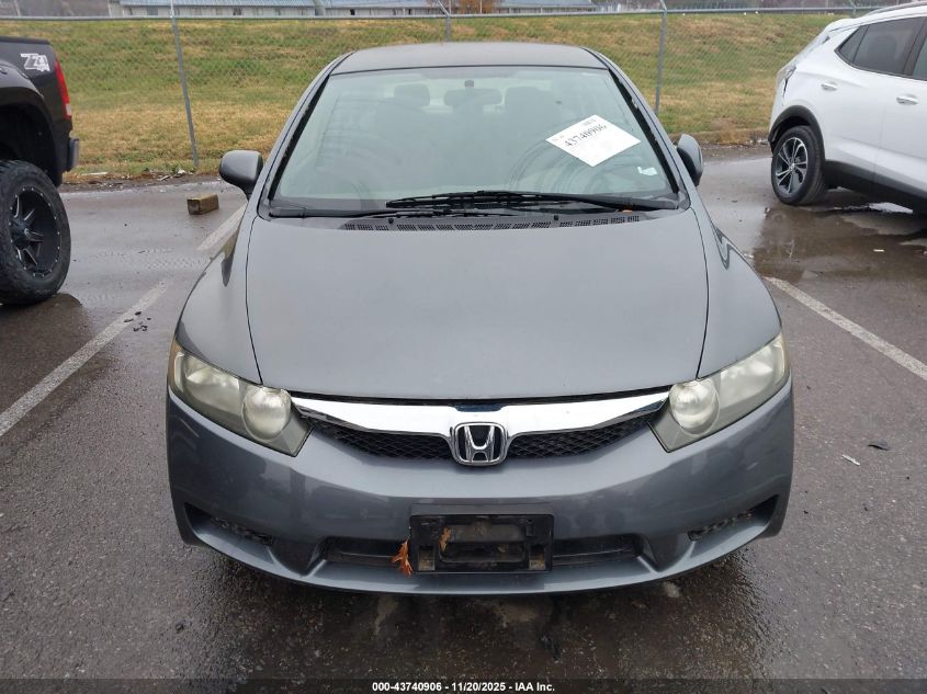 2009 Honda Civic Lx VIN: 19XFA16529E039709 Lot: 43740906