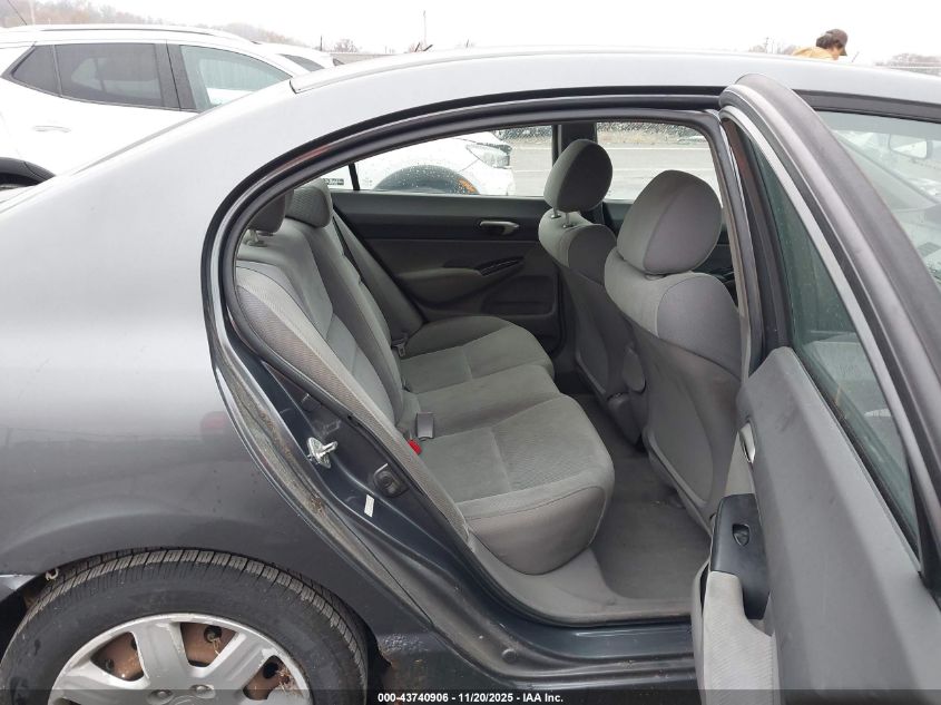 2009 Honda Civic Lx VIN: 19XFA16529E039709 Lot: 43740906