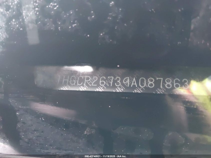 2009 Honda Accord 2.4 Ex VIN: 1HGCP26739A087863 Lot: 43740921