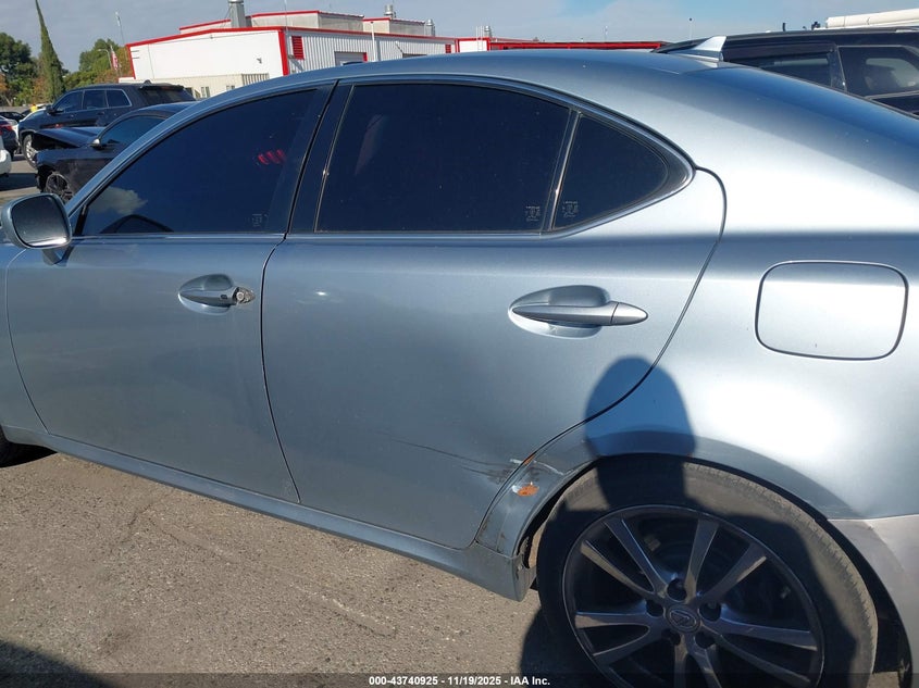 2007 Lexus Is 250 VIN: JTHBK262975050219 Lot: 43740925