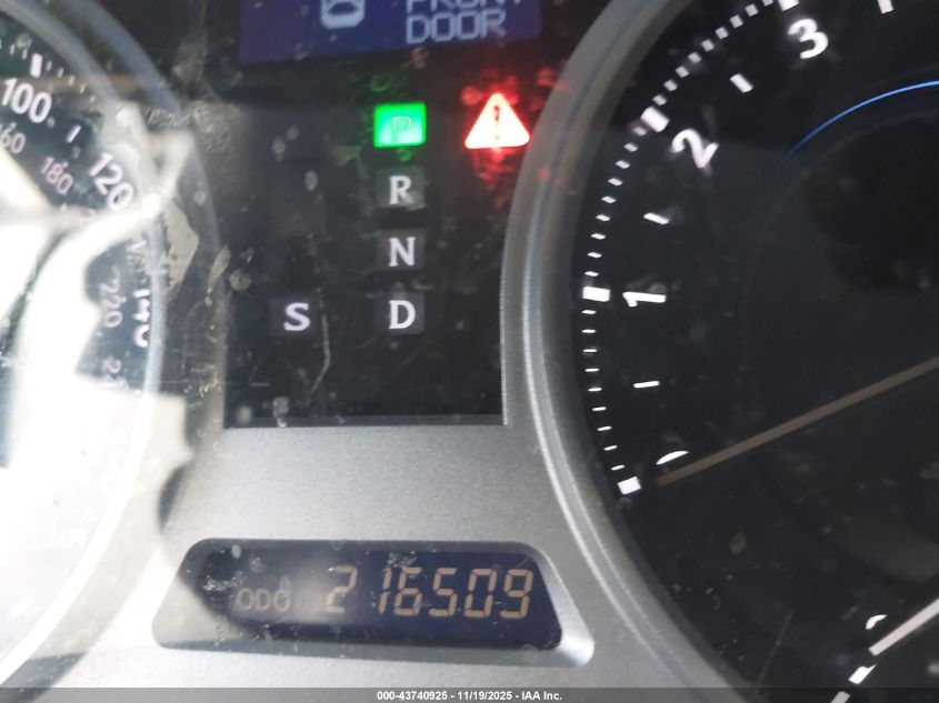 2007 Lexus Is 250 VIN: JTHBK262975050219 Lot: 43740925