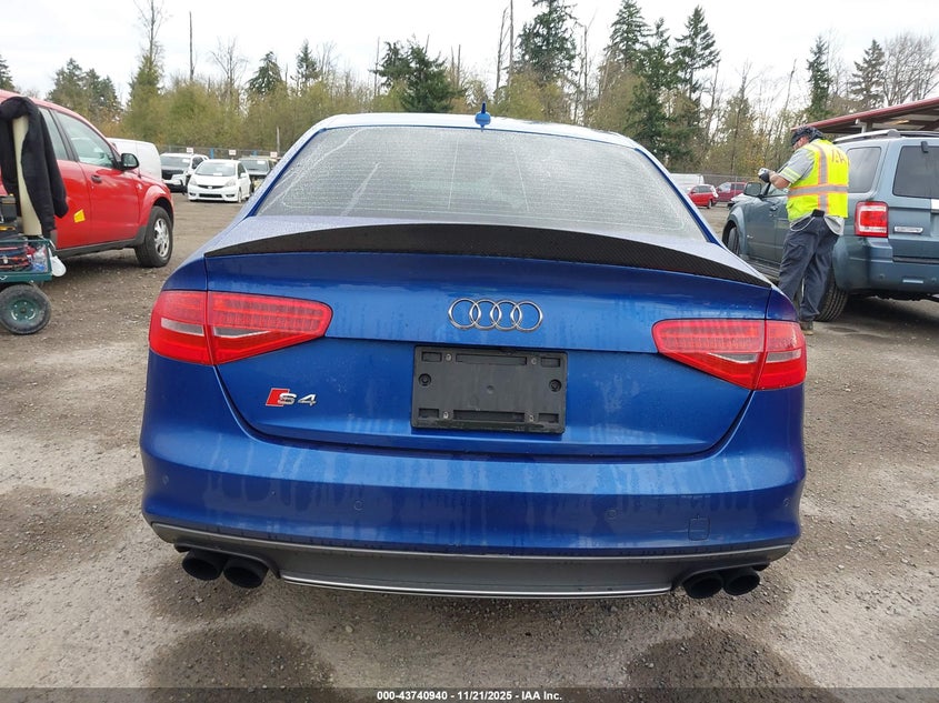 2015 Audi S4 3.0T Premium Plus VIN: WAUKGAFL3FA061726 Lot: 43740940
