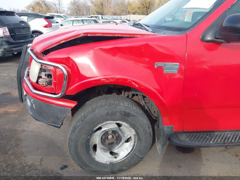 1998 Ford F-150 Lariat/Xl/Xlt VIN: 1FTRX08L3WKB01144 Lot: 43740945