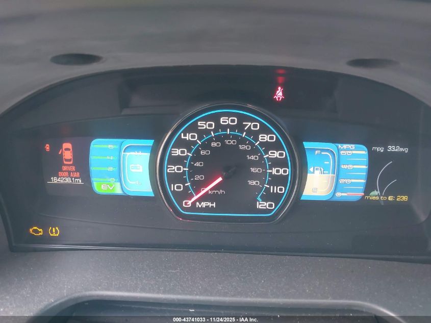 2011 Ford Fusion Hybrid VIN: 3FADP0L35BR241399 Lot: 43741033