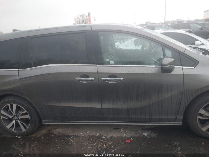 2018 Honda Odyssey Elite VIN: 5FNRL6H90JB059167 Lot: 43741041