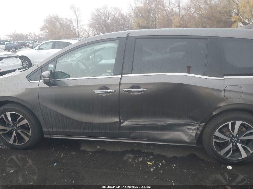2018 Honda Odyssey Elite VIN: 5FNRL6H90JB059167 Lot: 43741041