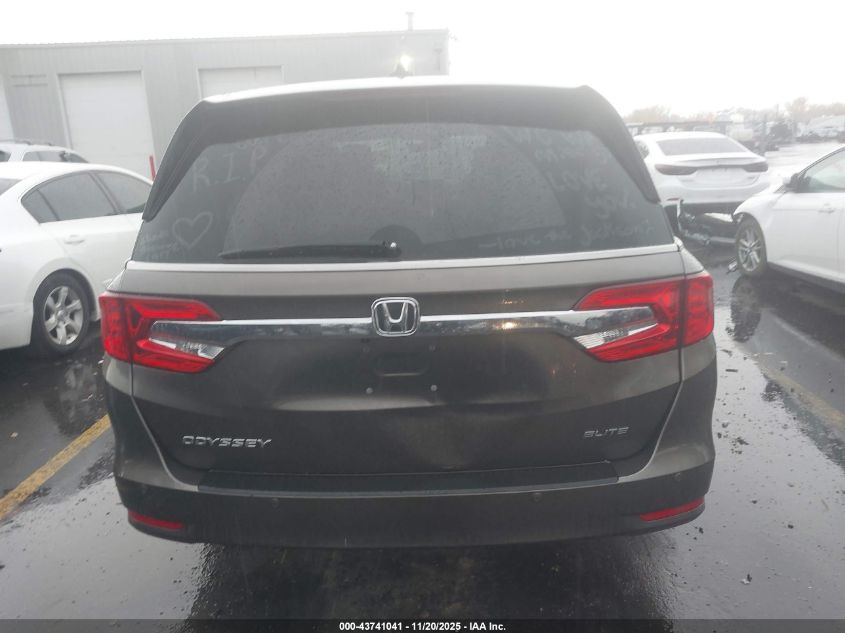 2018 Honda Odyssey Elite VIN: 5FNRL6H90JB059167 Lot: 43741041