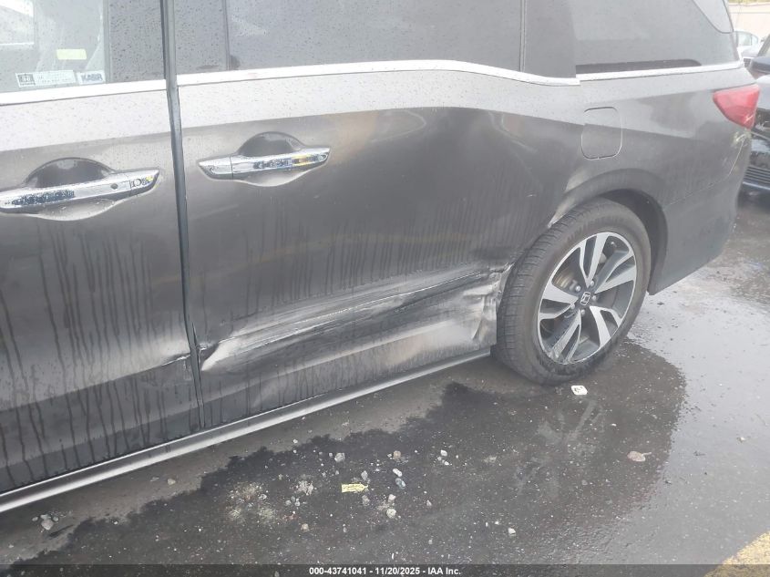 2018 Honda Odyssey Elite VIN: 5FNRL6H90JB059167 Lot: 43741041