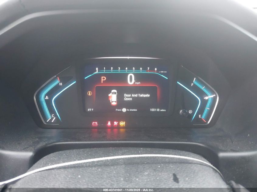 2018 Honda Odyssey Elite VIN: 5FNRL6H90JB059167 Lot: 43741041