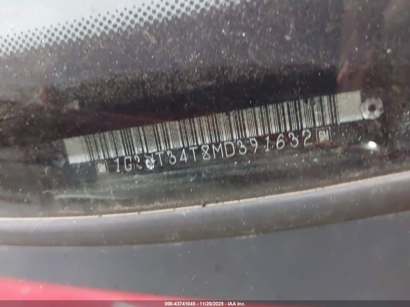 1991 Oldsmobile Cutlass Supreme VIN: 1G3WT34T8MD391632 Lot: 43741045