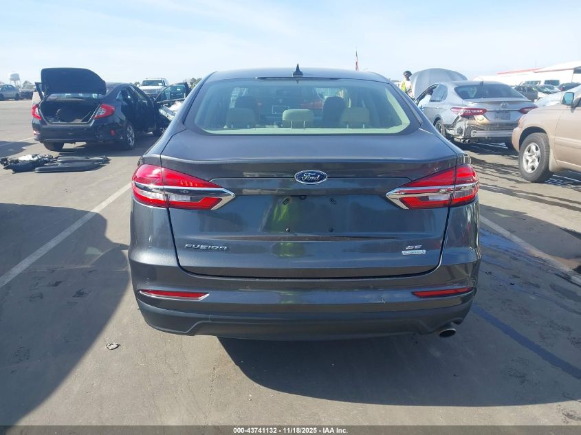 2020 Ford Fusion Se VIN: 3FA6P0HD7LR220324 Lot: 43741132