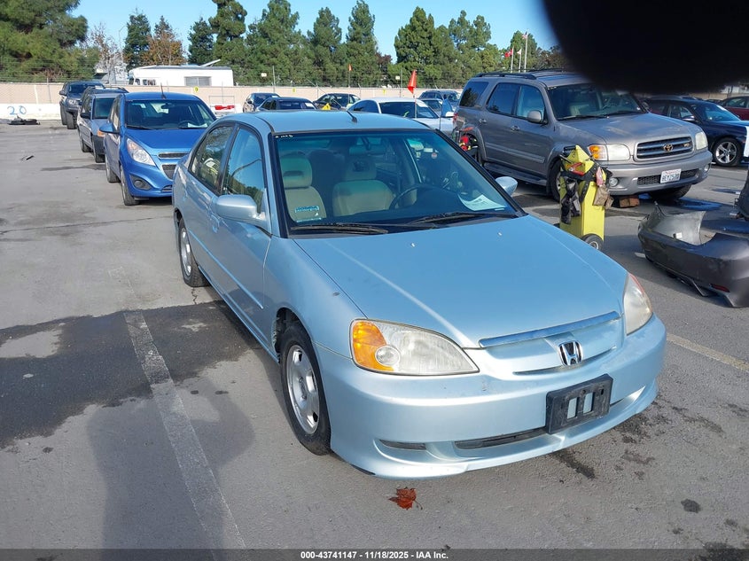 2003 Honda Civic Hybrid VIN: JHMES96623S029507 Lot: 43741147