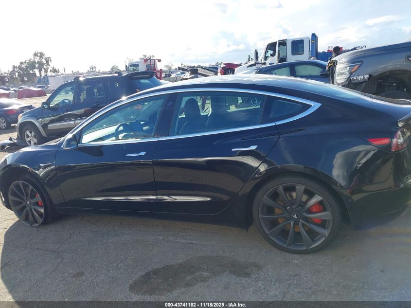 2020 Tesla Model 3 Performance Dual Motor All-Wheel Drive VIN: 5YJ3E1EC7LF741937 Lot: 43741182