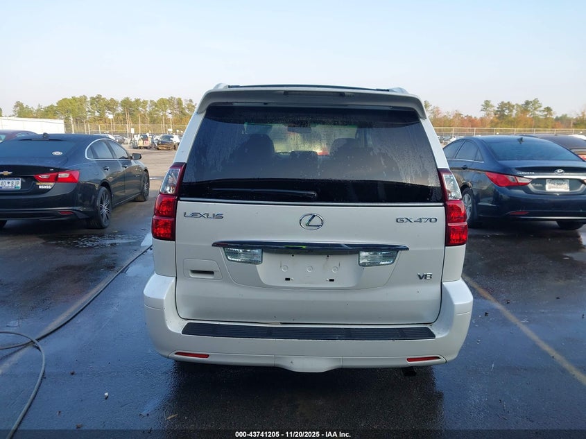 2008 Lexus Gx 470 VIN: JTJBT20X180163953 Lot: 43741205