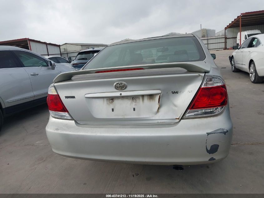 2005 Toyota Camry Se VIN: 4T1BE32K25U078009 Lot: 43741213