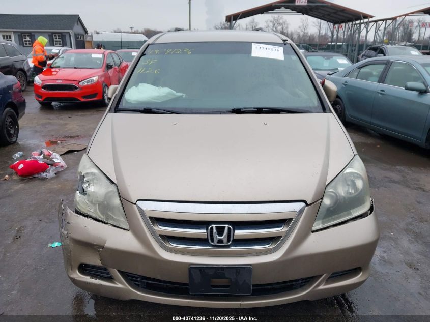 2005 Honda Odyssey Ex VIN: 5FNRL38435B413031 Lot: 43741236