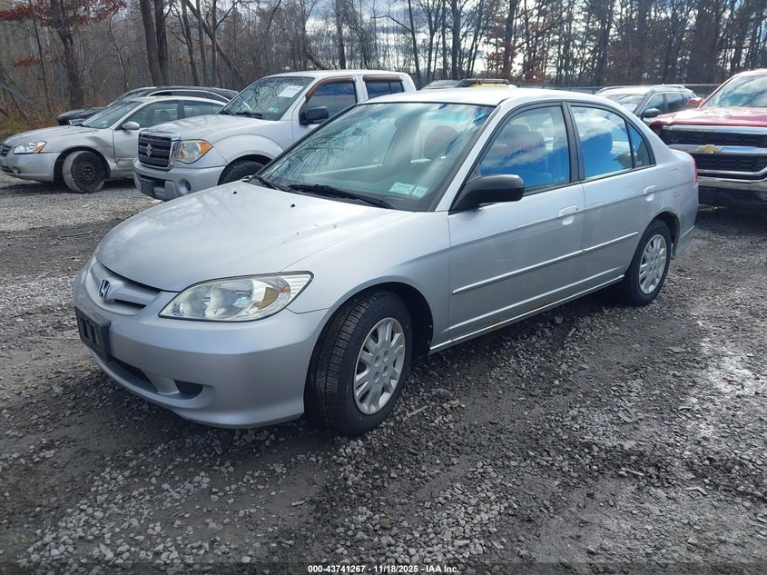 2005 Honda Civic Lx 2HGES16595H615241 photo 1