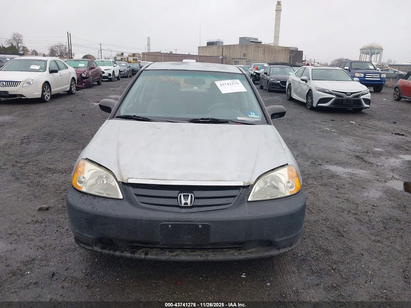 2003 Honda Civic Lx VIN: 2HGES16593H587325 Lot: 43741276