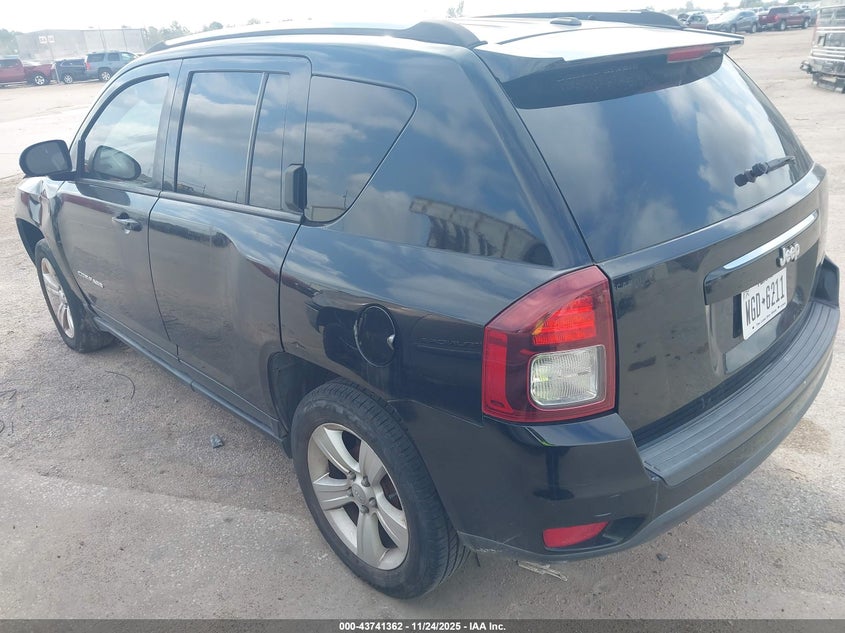 Vin: 1c4njceb7ed508559, lot: 44236722, jeep compass latitude 20143