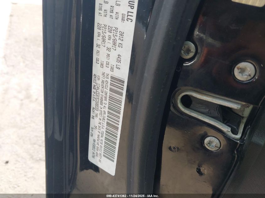 2014 Jeep Compass Latitude VIN: 1C4NJCEB7ED508559 Lot: 43741362