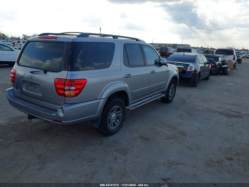 5TDZT34A93S195469 2003 TOYOTA SEQUOIA photo no. 4