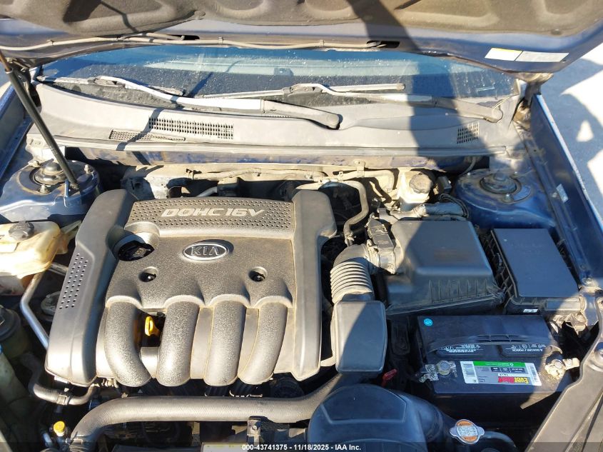 2008 Kia Optima Lx VIN: KNAGE123585244073 Lot: 43741375