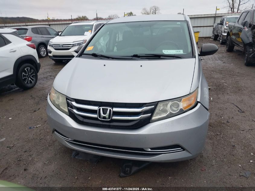 2015 Honda Odyssey Lx VIN: 5FNRL5H22FB021430 Lot: 43741377