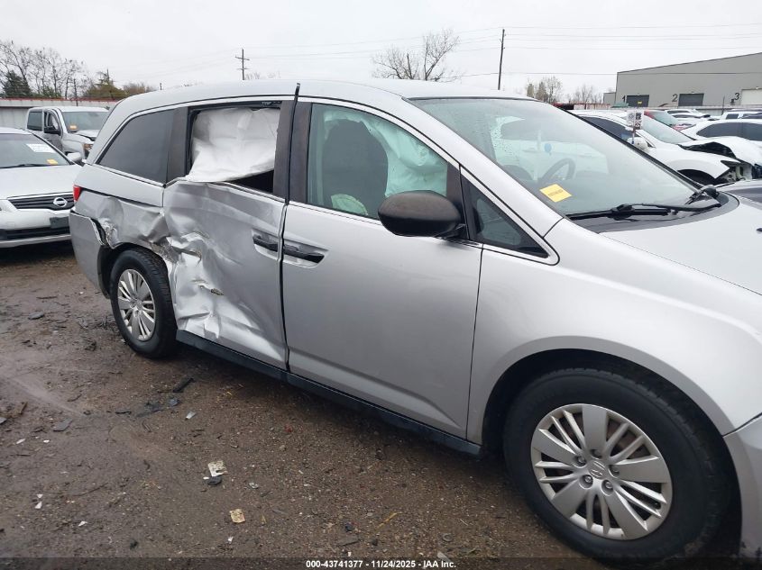 2015 Honda Odyssey Lx VIN: 5FNRL5H22FB021430 Lot: 43741377