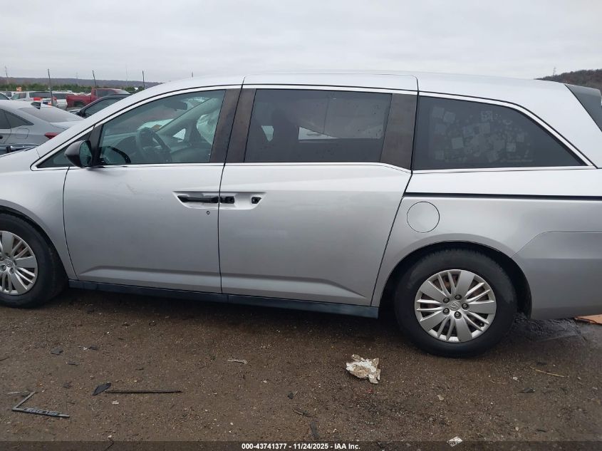 2015 Honda Odyssey Lx VIN: 5FNRL5H22FB021430 Lot: 43741377