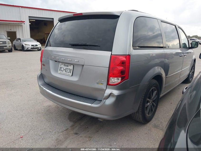 Vin: 2c4rdgeg8hr825375, lot: 44236746, dodge grand caravan gt 20174