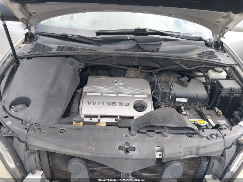 2006 Lexus Rx 330 VIN: JTJGA31U660063527 Lot: 43741426