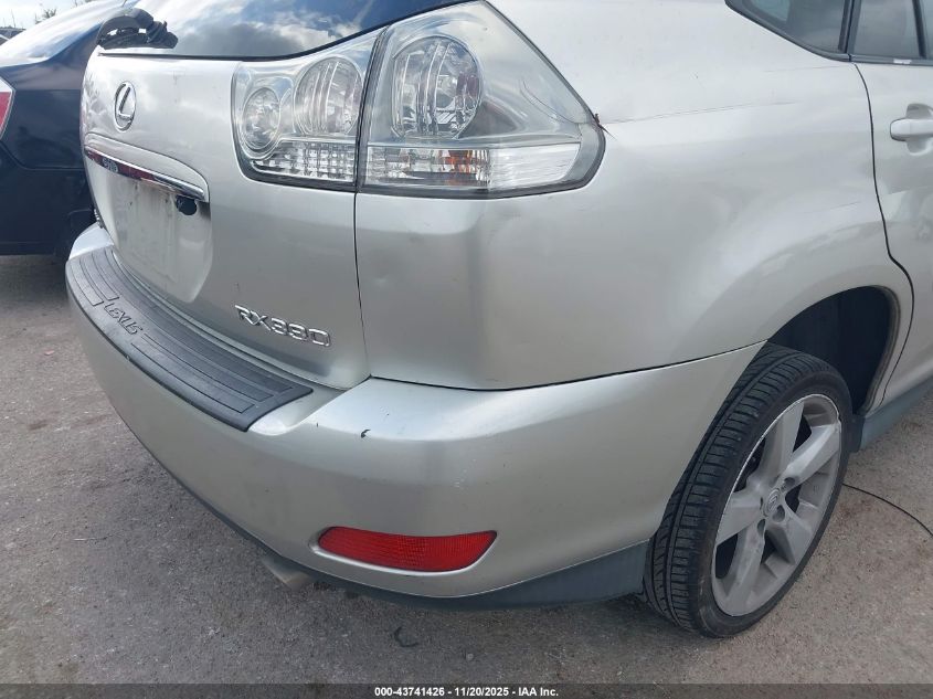 2006 Lexus Rx 330 VIN: JTJGA31U660063527 Lot: 43741426