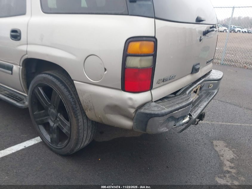 2005 Chevrolet Tahoe Ls VIN: 1GNEC13Z55R254570 Lot: 43741474