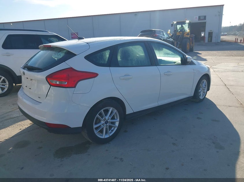 Vin: 1fadp3k26jl290781, lot: 44236860, ford focus se 20184
