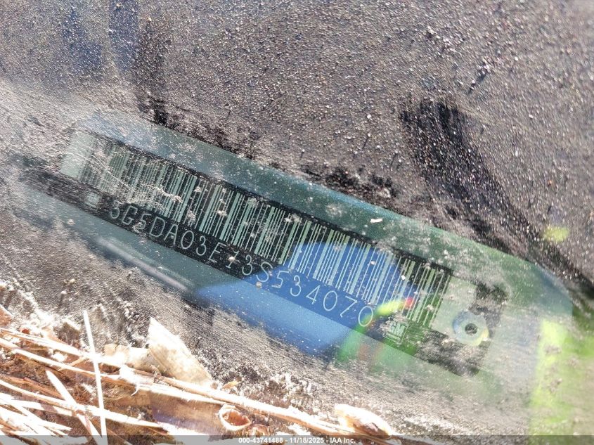 2003 Buick Rendezvous Cx VIN: 3G5DA03E13S534070 Lot: 43741488