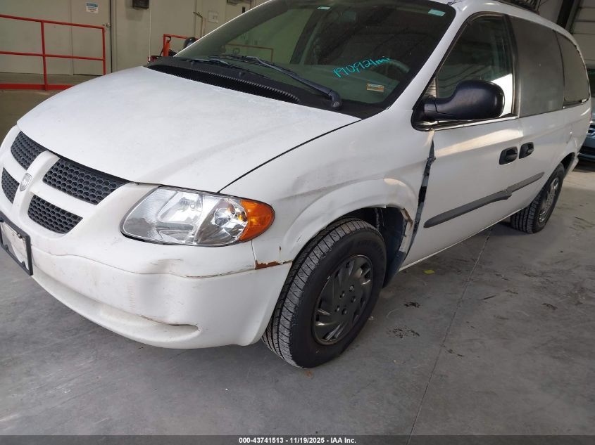 2003 Dodge Grand Caravan Se VIN: 1D4GP24353B159327 Lot: 43741513