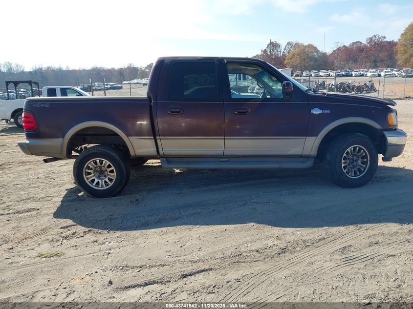 2001 Ford F-150 King Ranch Edition/Lariat/Xlt VIN: 1FTRW08L41KB30020 Lot: 43741542